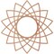 Ekena Millwork Eleanor Wood Fretwork Pierced Ceiling Medallion, Cherry, 36"OD x 13 7/8"ID x 3/8"T CMWP36X36X0375EACH - alternate 2
